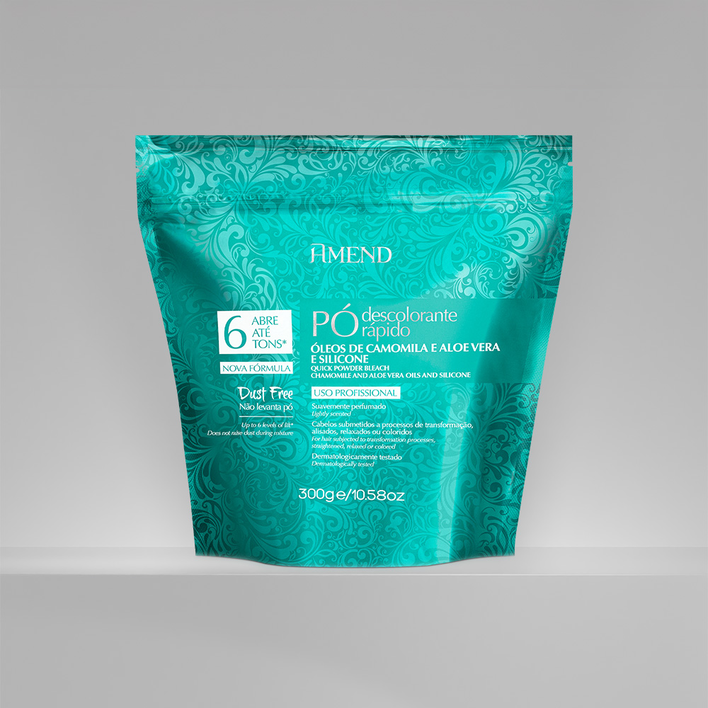 Pó Descolorante Rápido Amend Queratina e Silicone 300g image number 2